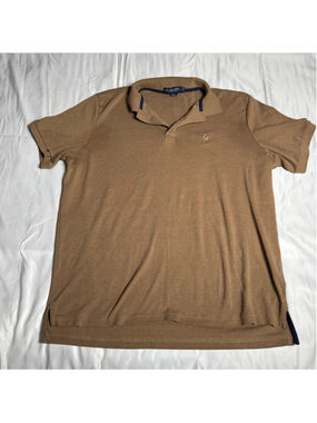 Men's U.S. Polo Assn. Brown Polo Shirt XXL